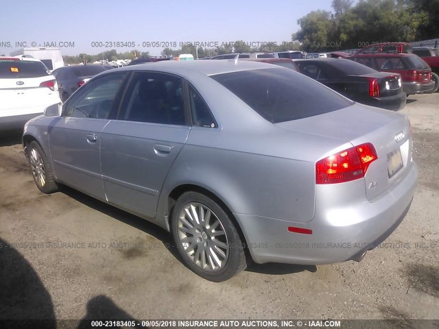 WAUDF78E56A089282 - 2006 AUDI A4 2.0T QUATTRO SILVER photo 3