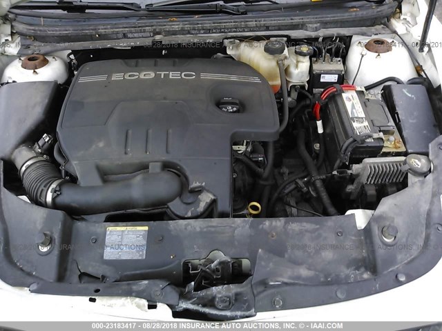 1G1ZA5E07AF106978 - 2010 CHEVROLET MALIBU LS 白色 照片 10