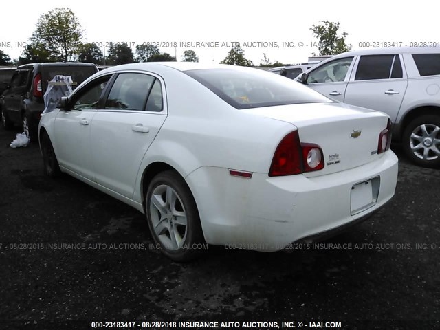 1G1ZA5E07AF106978 - 2010 CHEVROLET MALIBU LS 白色 照片 3