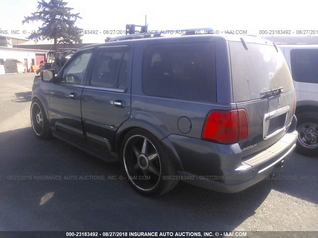 5LMFU28R04LJ19127 - 2004 LINCOLN NAVIGATOR 蓝色 照片 3