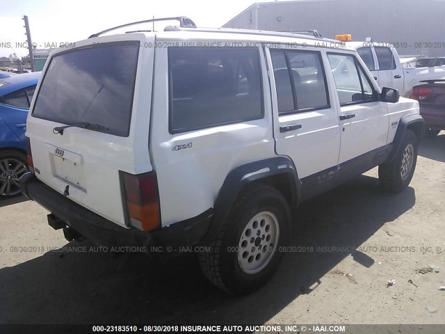 1J4FJ68S0TL149277 - 1996 JEEP CHEROKEE SPORT/CLASSIC თეთრი ფოტო 4