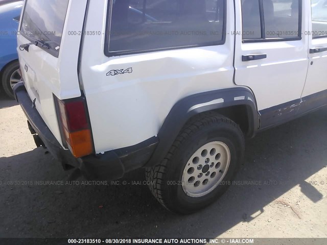 1J4FJ68S0TL149277 - 1996 JEEP CHEROKEE SPORT/CLASSIC თეთრი ფოტო 6