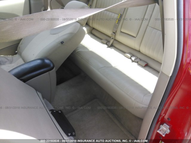 2G1WX12K949344862 - 2004 CHEVROLET MONTE CARLO SS წითელი ფოტო 8