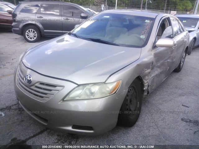 4T1BE46K78U230676 - 2008 TOYOTA CAMRY CE/LE/XLE/SE GOLD photo 2