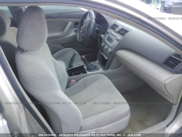 4T1BE46K78U230676 - 2008 TOYOTA CAMRY CE/LE/XLE/SE GOLD photo 5