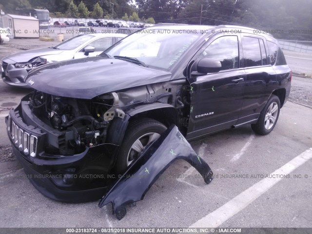 1C4NJCEAXDD205314 - 2013 JEEP COMPASS LATITUDE 黑色 照片 2