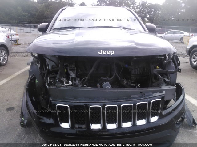 1C4NJCEAXDD205314 - 2013 JEEP COMPASS LATITUDE 黑色 照片 6