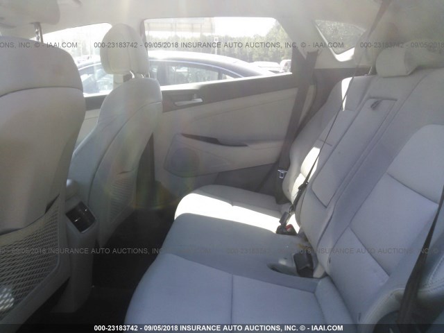 KM8J33A29HU353107 - 2017 HYUNDAI TUCSON LIMITED/SPORT AND ECO/SE GRAY photo 8