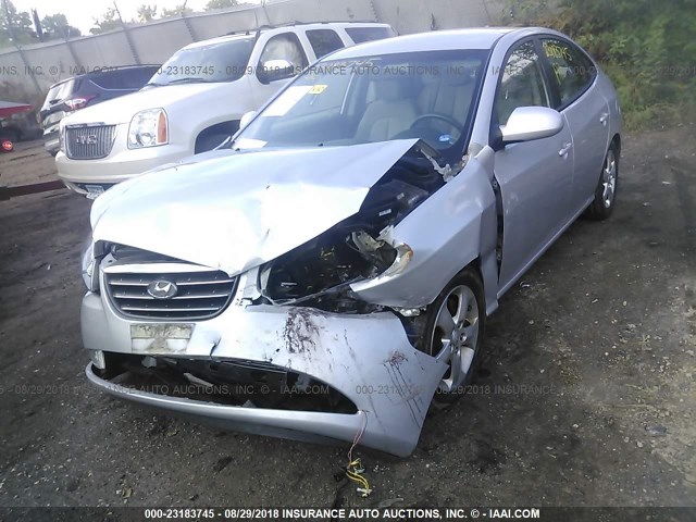 KMHDU46D29U794881 - 2009 HYUNDAI ELANTRA GLS/SE SILVER photo 2