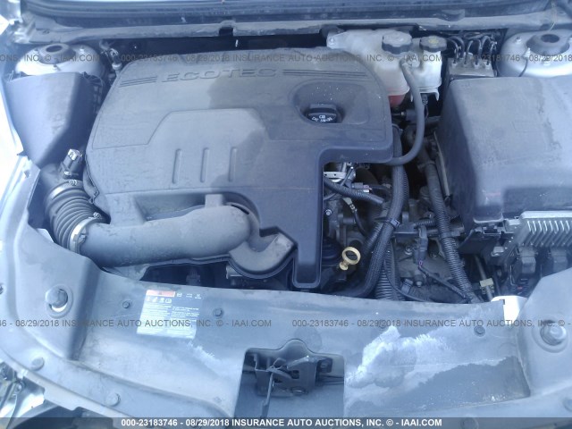 1G1ZB5E14BF122594 - 2011 CHEVROLET MALIBU LS Gümüş foto 10