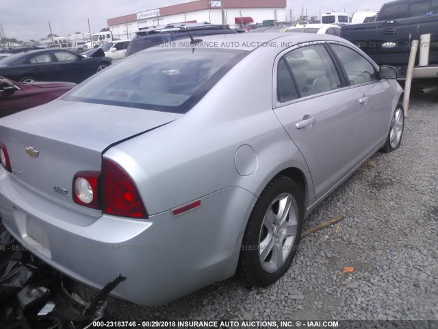 1G1ZB5E14BF122594 - 2011 CHEVROLET MALIBU LS Gümüş foto 4