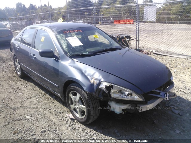 JHMCN36465C002270 - 2005 HONDA ACCORD HYBRID GRAY photo 1