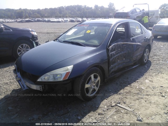 JHMCN36465C002270 - 2005 HONDA ACCORD HYBRID GRAY photo 2