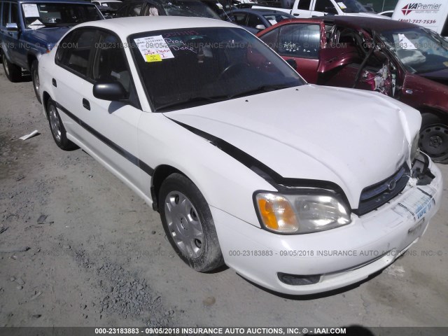 4S3BE6356Y7213414 - 2000 SUBARU LEGACY L WHITE photo 1