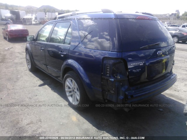 1FMDK06135GA01262 - 2005 FORD FREESTYLE LIMITED BLUE photo 3