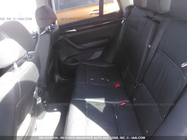 5UXWX5C5XBL714664 - 2011 BMW X3 XDRIVE28I Մոխրագույն լուսանկար 8