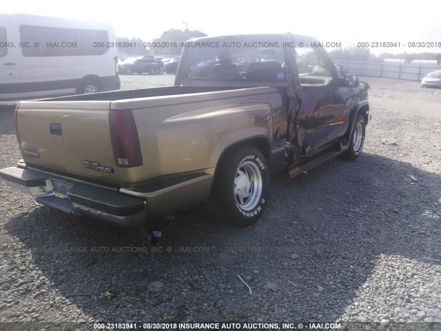 1GDEC14Z3SZ558396 - 1995 GMC SIERRA C1500 BROWN photo 4