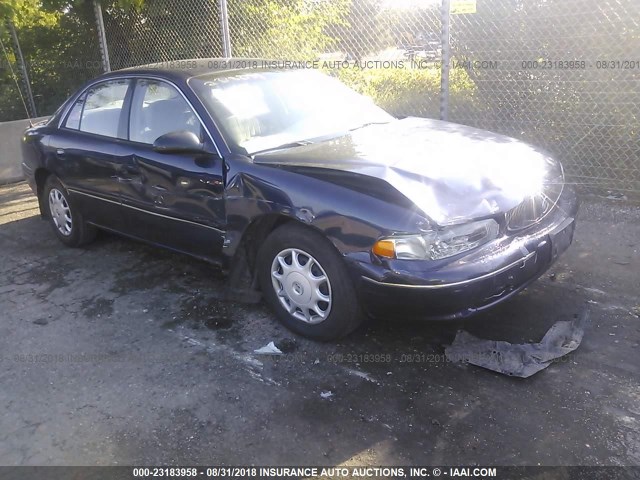 2G4WS52J221181807 - 2002 BUICK CENTURY CUSTOM GRAY photo 1