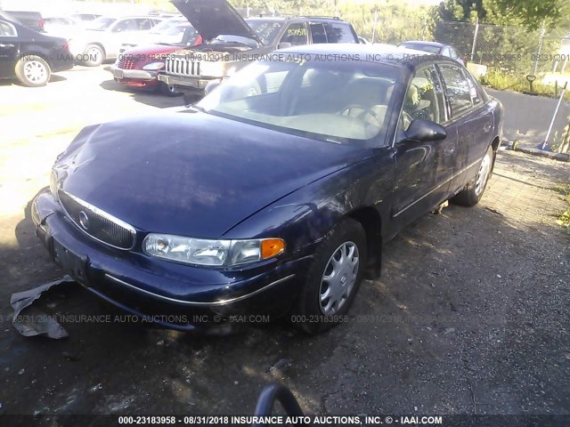 2G4WS52J221181807 - 2002 BUICK CENTURY CUSTOM GRAY photo 2