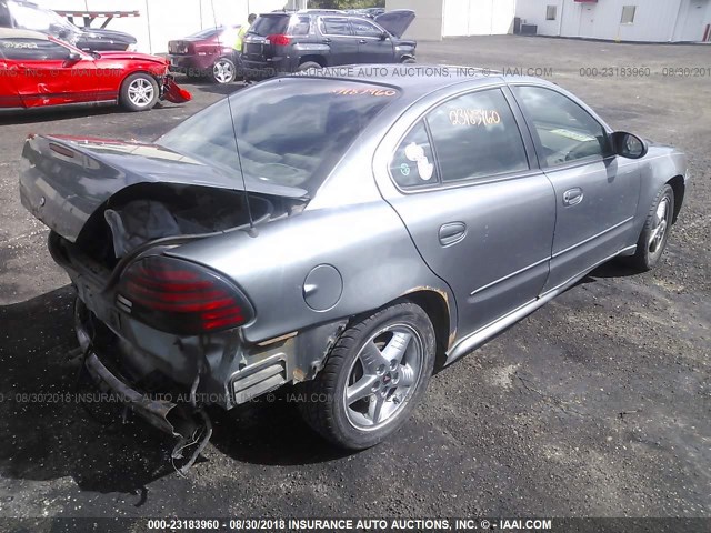 1G2NG52E24M504706 - 2004 PONTIAC GRAND AM SE2 GRAY photo 4