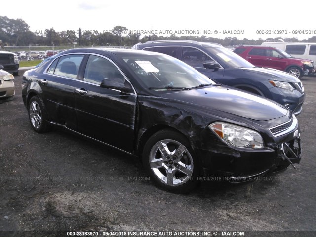 1G1ZC5E05CF274664 - 2012 CHEVROLET MALIBU 1LT 黑色 照片 1
