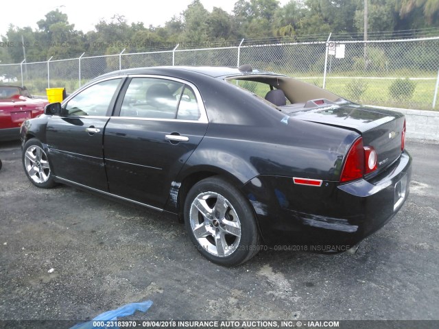 1G1ZC5E05CF274664 - 2012 CHEVROLET MALIBU 1LT 黑色 照片 3