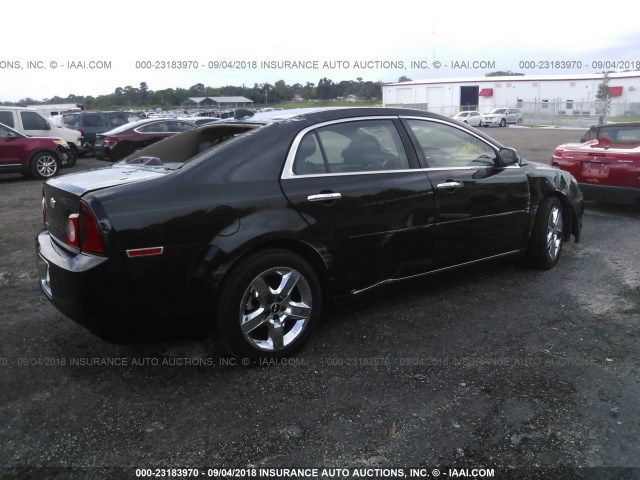1G1ZC5E05CF274664 - 2012 CHEVROLET MALIBU 1LT 黑色 照片 4