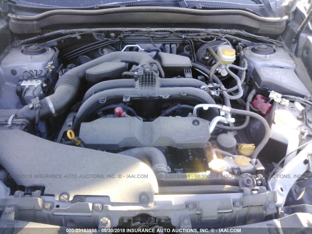 JF2SJAEC4JH561045 - 2018 SUBARU FORESTER 2.5I PREMIUM SILVER photo 10