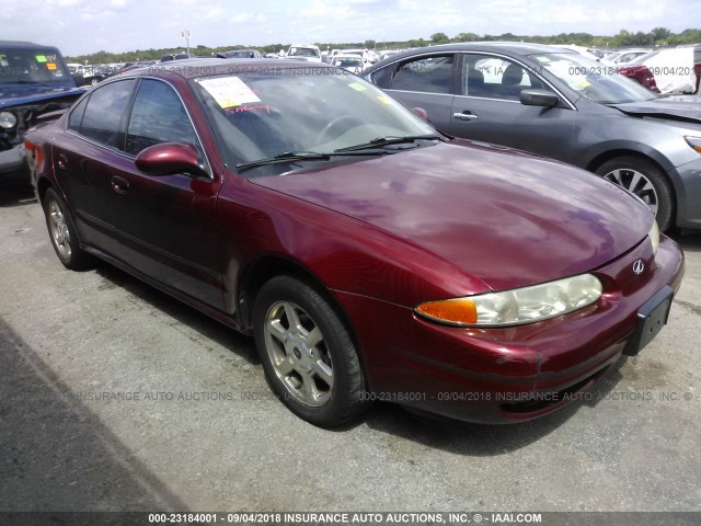 1G3NF52E51C141995 - 2001 OLDSMOBILE ALERO GLS 红色 照片 1