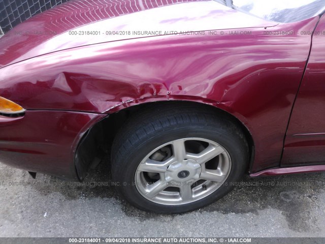 1G3NF52E51C141995 - 2001 OLDSMOBILE ALERO GLS 红色 照片 6
