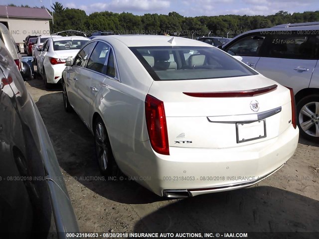 2G61U5S36D9123135 - 2013 CADILLAC XTS PLATINUM WHITE photo 3