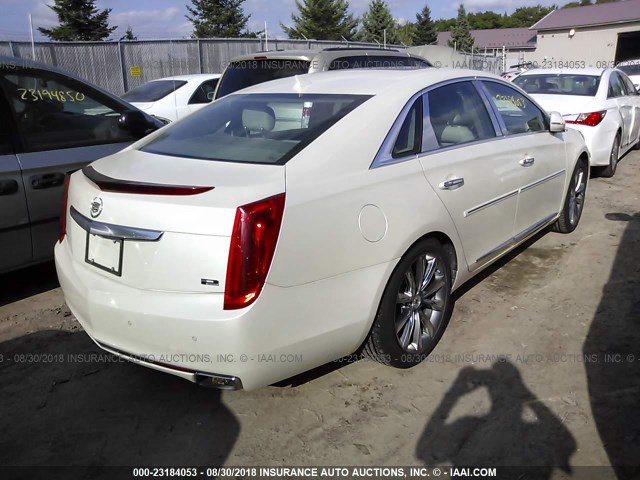 2G61U5S36D9123135 - 2013 CADILLAC XTS PLATINUM WHITE photo 4