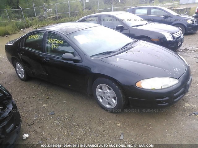 2B3HD46R02H156382 - 2002 DODGE INTREPID SE BLACK photo 1