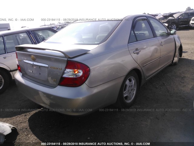 4T1BF32K02U533755 - 2002 TOYOTA CAMRY LE/XLE/SE Qəhvəyi foto 4