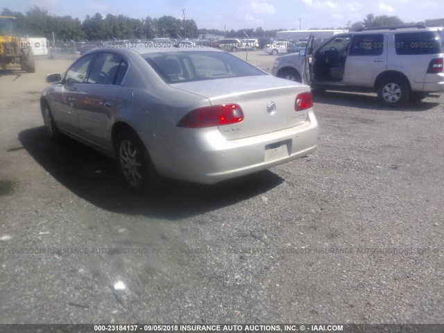 1G4HD57288U128594 - 2008 BUICK LUCERNE CXL BEIGE photo 3