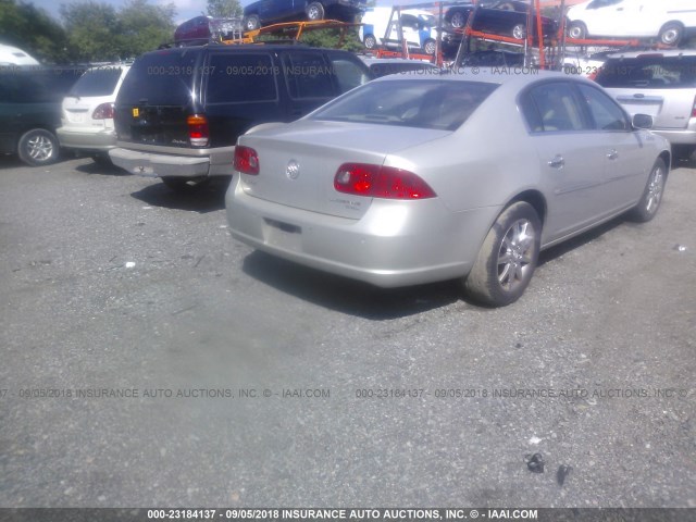 1G4HD57288U128594 - 2008 BUICK LUCERNE CXL BEIGE photo 4