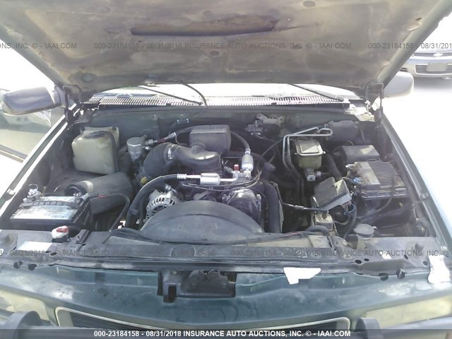 1GTHK33R0WF009814 - 1998 GMC SIERRA K3500 Կանաչ լուսանկար 10