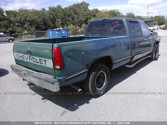 1GTHK33R0WF009814 - 1998 GMC SIERRA K3500 GREEN photo 4