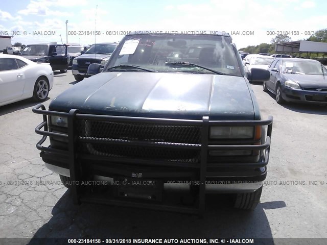 1GTHK33R0WF009814 - 1998 GMC SIERRA K3500 Կանաչ լուսանկար 6