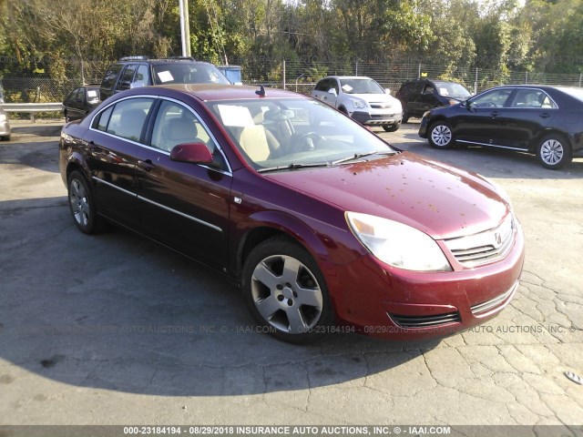 1G8ZS57B89F209920 - 2009 SATURN AURA XE RED photo 1