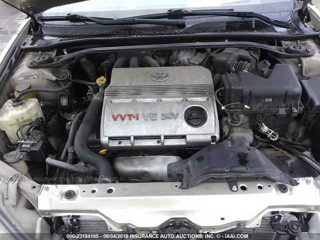 4T1BF30K25U590417 - 2005 TOYOTA CAMRY LE/XLE/SE Bej foto 10