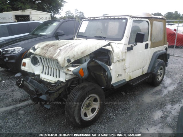 1J4FY29P6WP786329 - 1998 JEEP WRANGLER / TJ SE WHITE photo 2