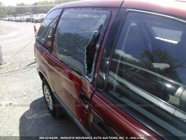 1D4GP25B87B153730 - 2007 DODGE CARAVAN SE RED photo 6