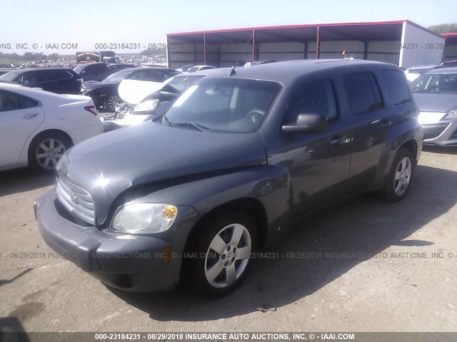3GNDA13D78S632508 - 2008 CHEVROLET HHR LS GRAY photo 2