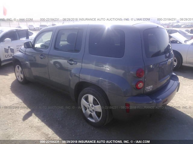 3GNDA13D78S632508 - 2008 CHEVROLET HHR LS GRAY photo 3