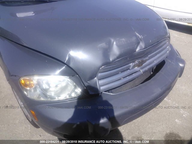 3GNDA13D78S632508 - 2008 CHEVROLET HHR LS GRAY photo 6