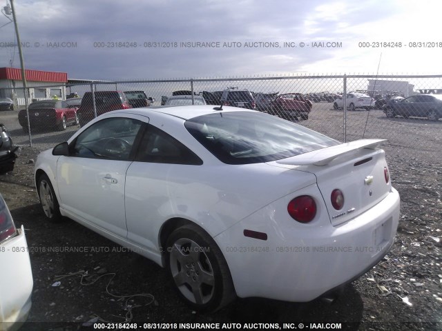 1G1AM18BX87172052 - 2008 CHEVROLET COBALT SPORT WHITE photo 3