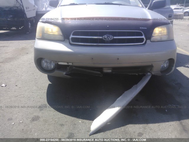 4S3BH675627629908 - 2002 SUBARU LEGACY OUTBACK AWP 绿色 照片 6