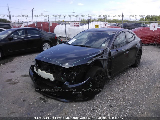 JM1BM1T74E1149198 - 2014 MAZDA 3 SV GRAY photo 6