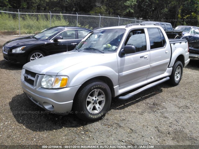 1FMZU67K95UB45460 - 2005 FORD EXPLORER SPORT TR  SILVER photo 2